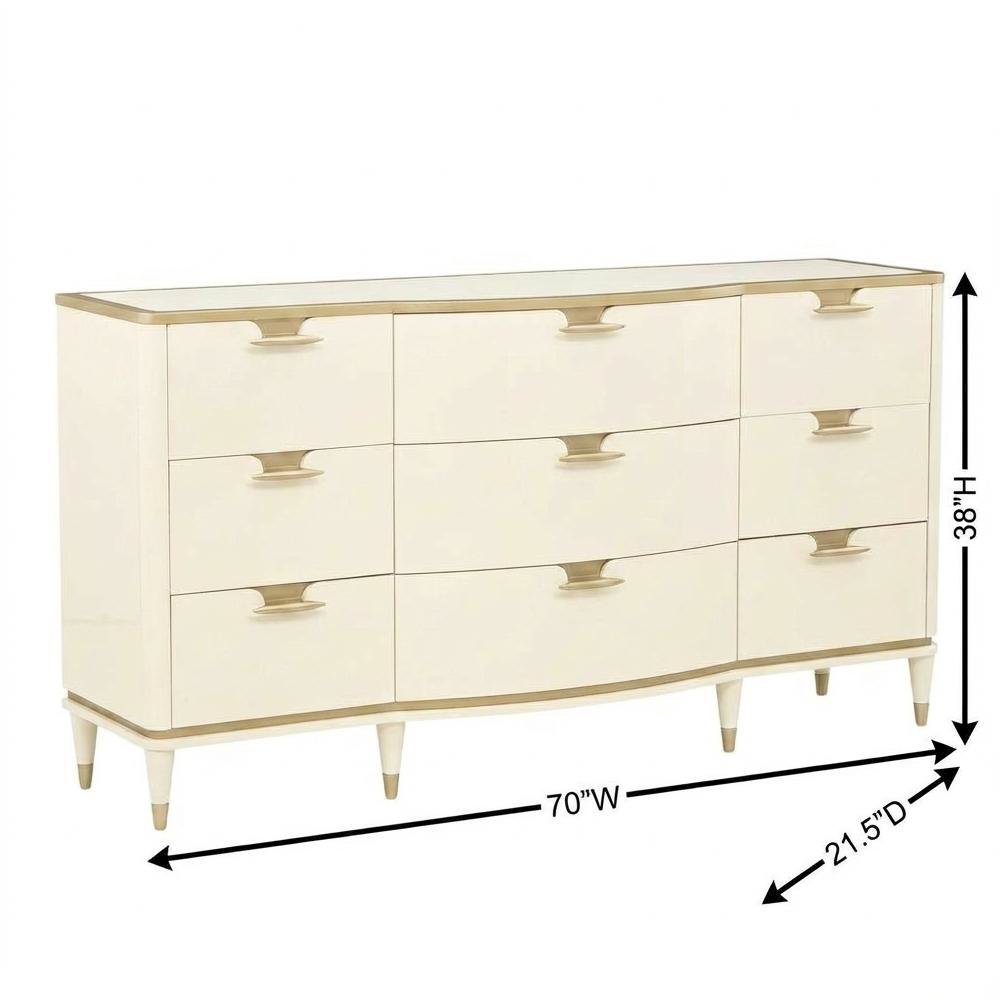 La Terrazza Dresser - Creamy Pearl