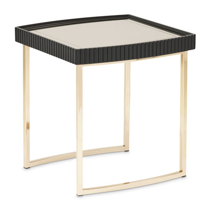 Lisbon Side Table - Silken Matte Black