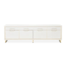 Palm Gate Media Cabinet - Cloud White