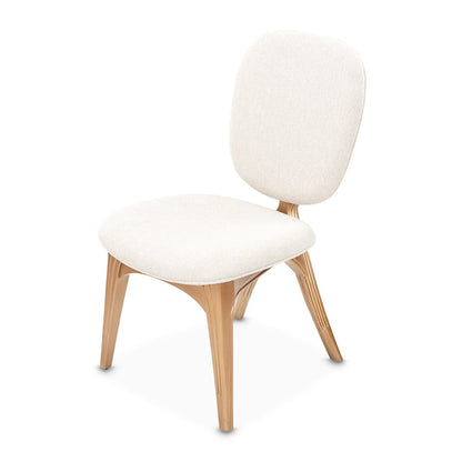Camellia Field Vanity Chair - Linen/Antique Gold
