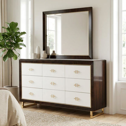 Belmont Place Dresser & Mirror - Espresso