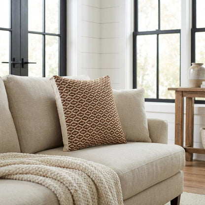 Sundance Zimmer 17" Box Pillow - Espresso