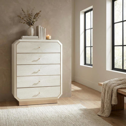 La Rachelle 5-Drawer Chest - Champagne