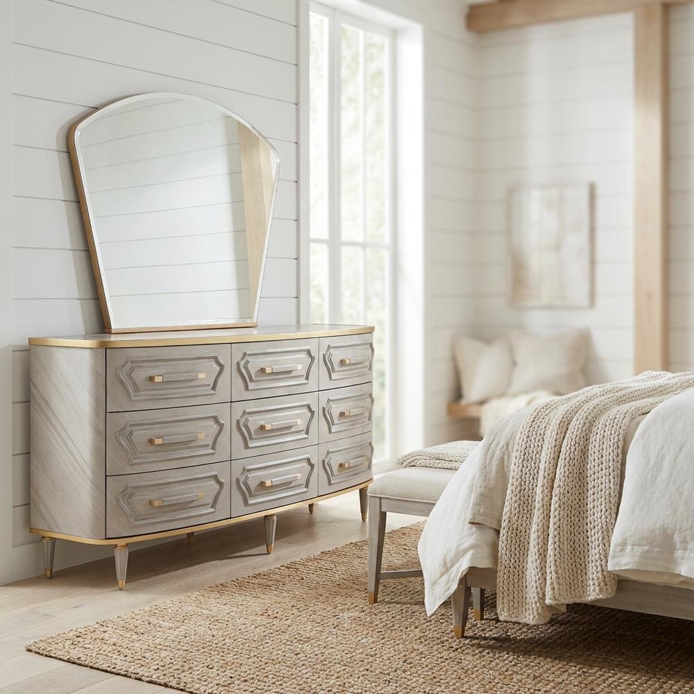 St. Charles Dresser & Mirror Dove Gray