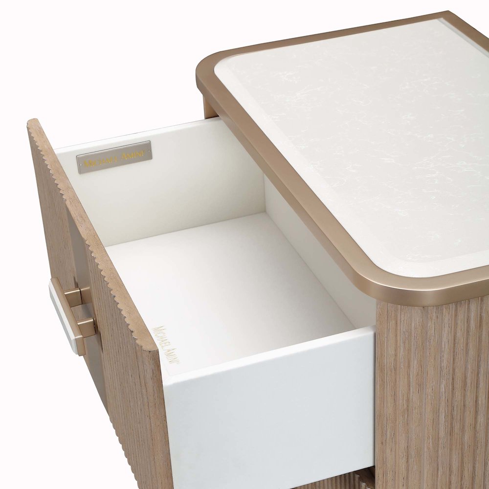 West Kensington 2-Drawer Nightstand - Sea Salt Caramel