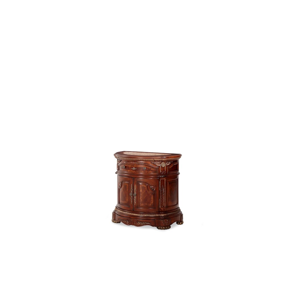 Cortina Bedside Chest - Honey Walnut