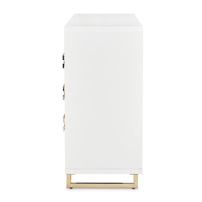 Palm Gate Dresser - Cloud White