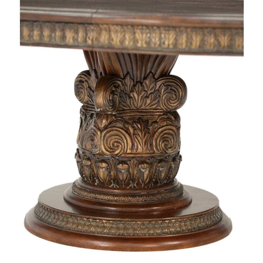 Villa Valencia Round Dining Table - Classic Chestnut
