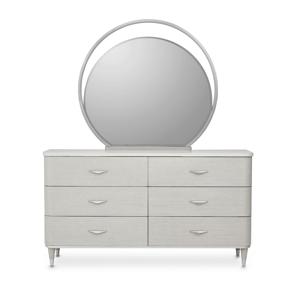 Eclipse Dresser with Mirror - Moonlight