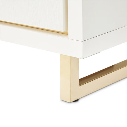 Palm Gate Dresser - Cloud White