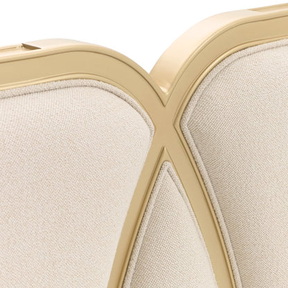 Scotts Square Queen Bed - Light Champagne
