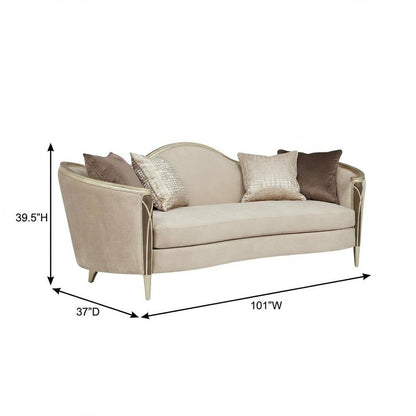 Villa Cherie Sofa - Porcini/Hazelnut