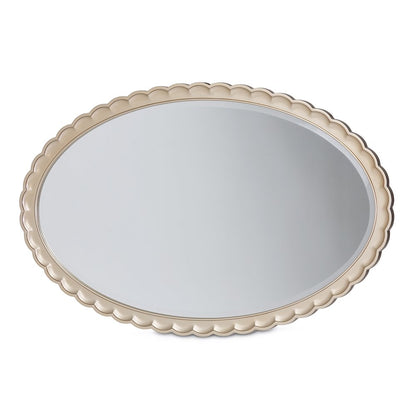 Malibu Crest Oval Wall Mirror - Chardonnay