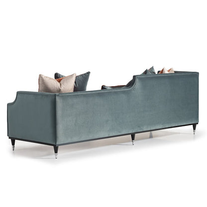 La Francaise Mansion Sofa - Azure/Black
