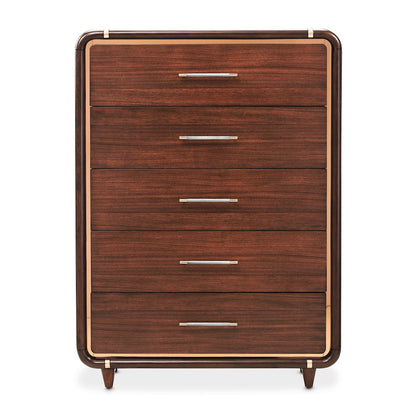 Mason Park 5-Drawer Gentlemen's Chest - Umber