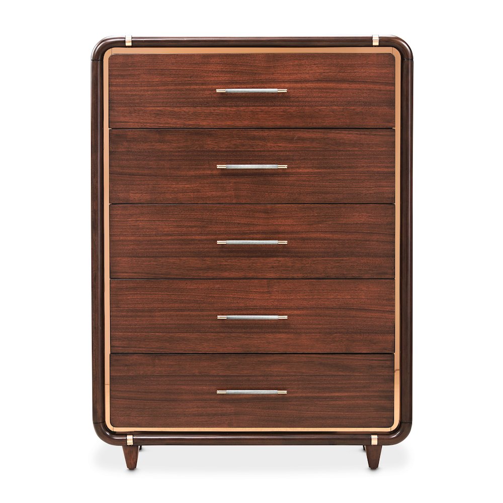 Mason Park 5-Drawer Gentlemen's Chest - Umber