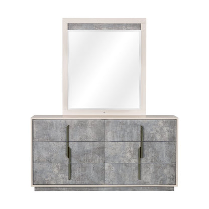 Pavira Dresser with Mirror - Stone