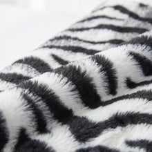 Zephyr 56"x72" in Faux-Fur Throw - Ebony
