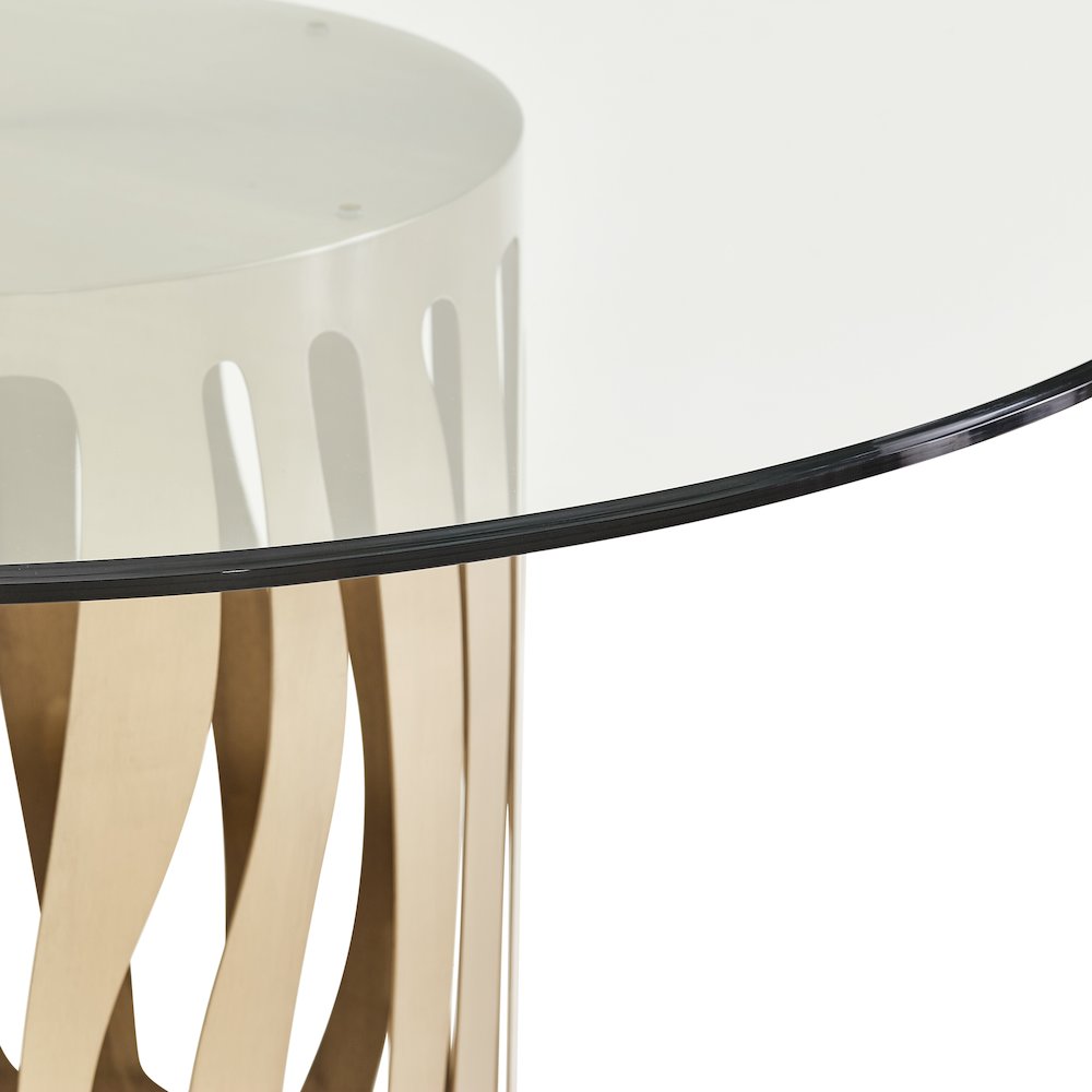 La Rachelle Round Dining Table - Chardonnay