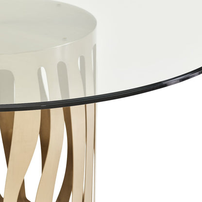 La Rachelle Round Dining Table - Chardonnay