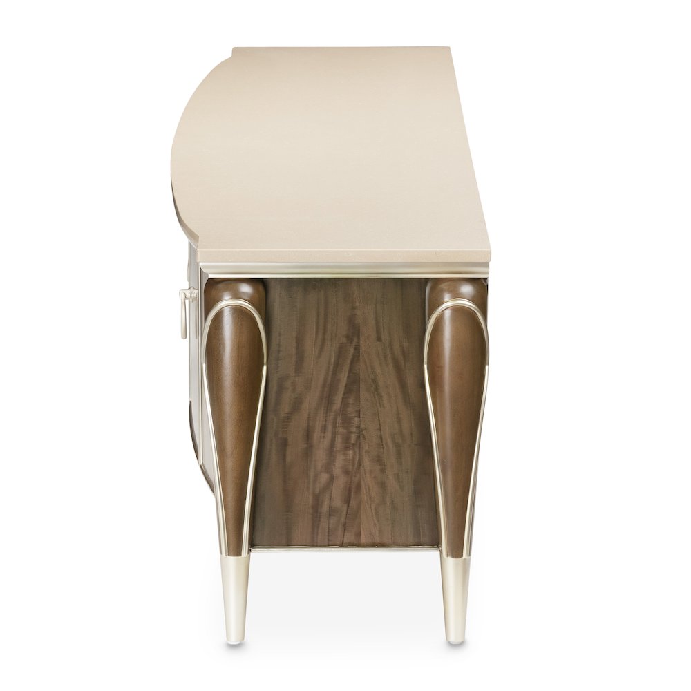 Villa Cherie Media Cabinet - Hazelnut