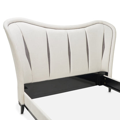 Tuxedo Eastern King Upholstered Bed - Piano Keyboard