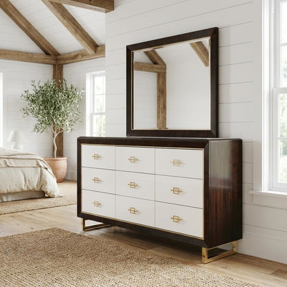 Belmont Place Dresser & Mirror - Espresso