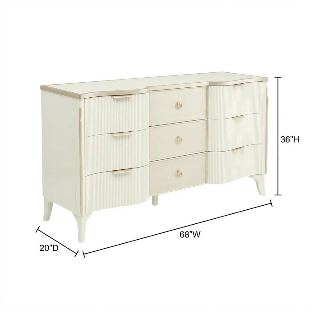 La Marisia Dresser - Creamy Pearl