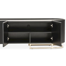 Lisbon Media Cabinet - Silken Matte Black