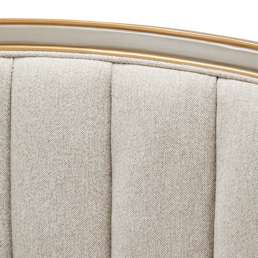 St. Charles Queen Upholstered Bed - Dove Gray