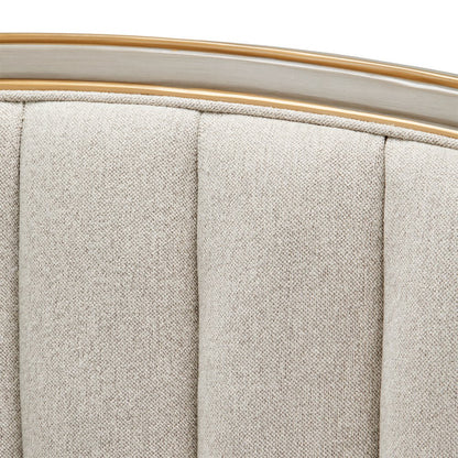 St. Charles Queen Upholstered Bed - Dove Gray