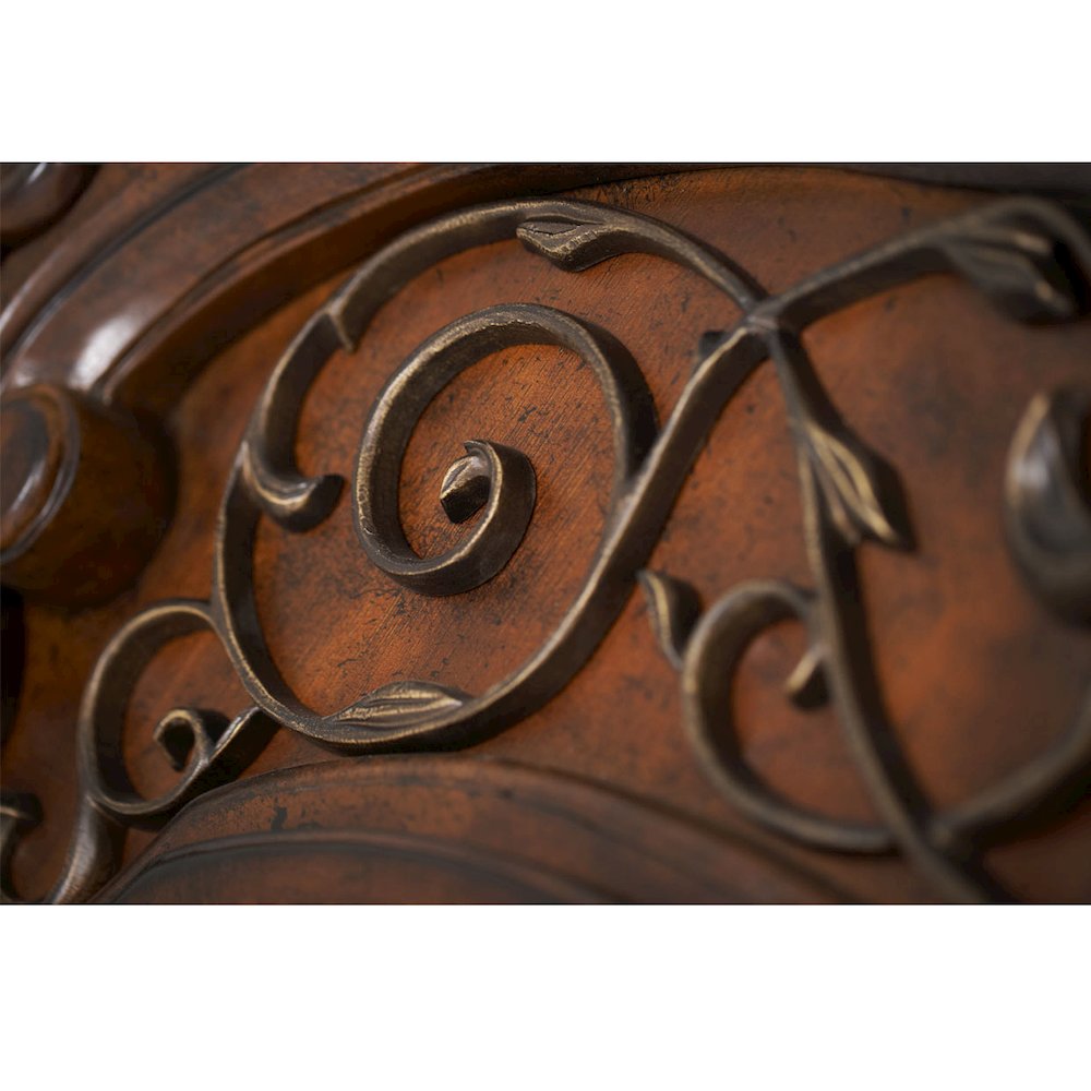 Windsor Court China Cabinet - Vintage Fruitwood