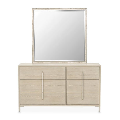 Lotus Bay Small Dresser with Mirror - Sand