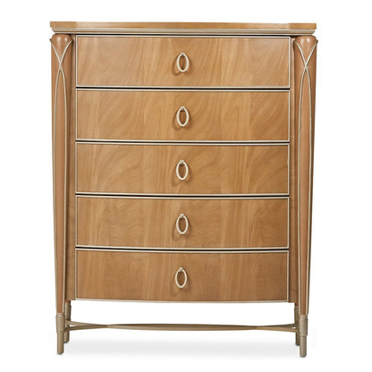 Villa Cherie Highboy Chest - Caramel
