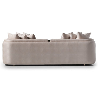 Carmela Mansion Sofa - Almond/Gold