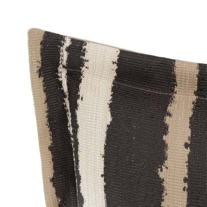 Explorer Butler 25" Striped Throw Pillow, Set of 2 - Hickory/Black