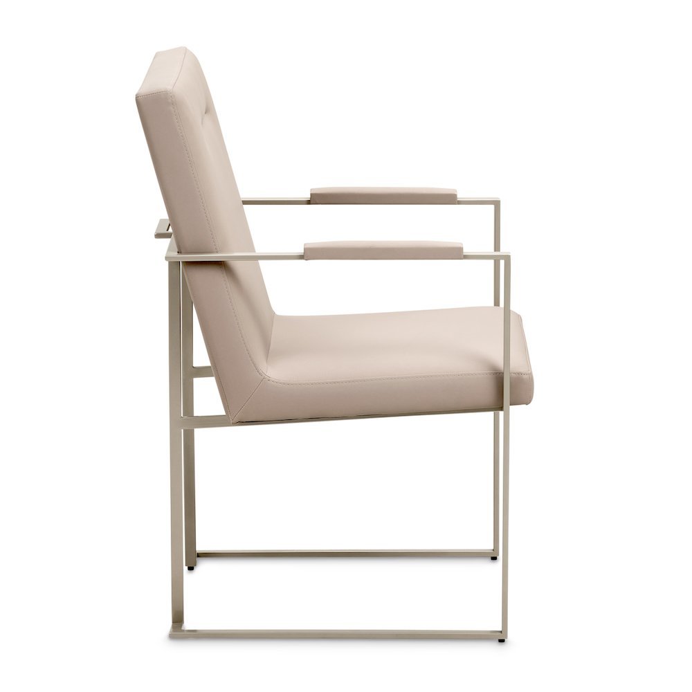 Marin Dining Arm Chair - Greige Set of 2