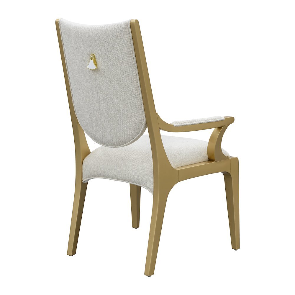 Scotts Square Dining Arm Chair - Light Champagne
