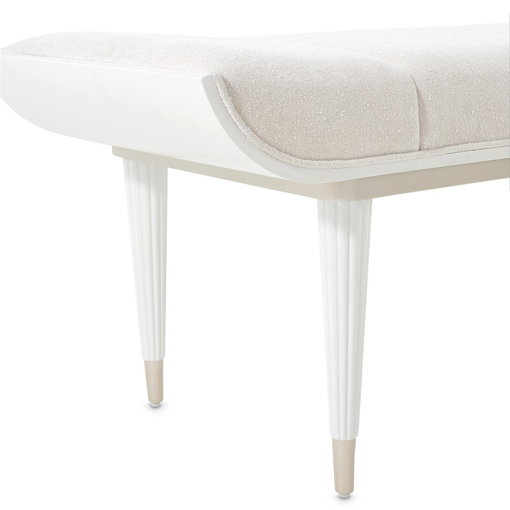 La Marisia Accent Bench - Tranquil/Creamy Pearl