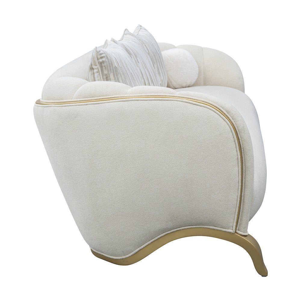 Scotts Square Sofa - Cornsilk/Light Champagne