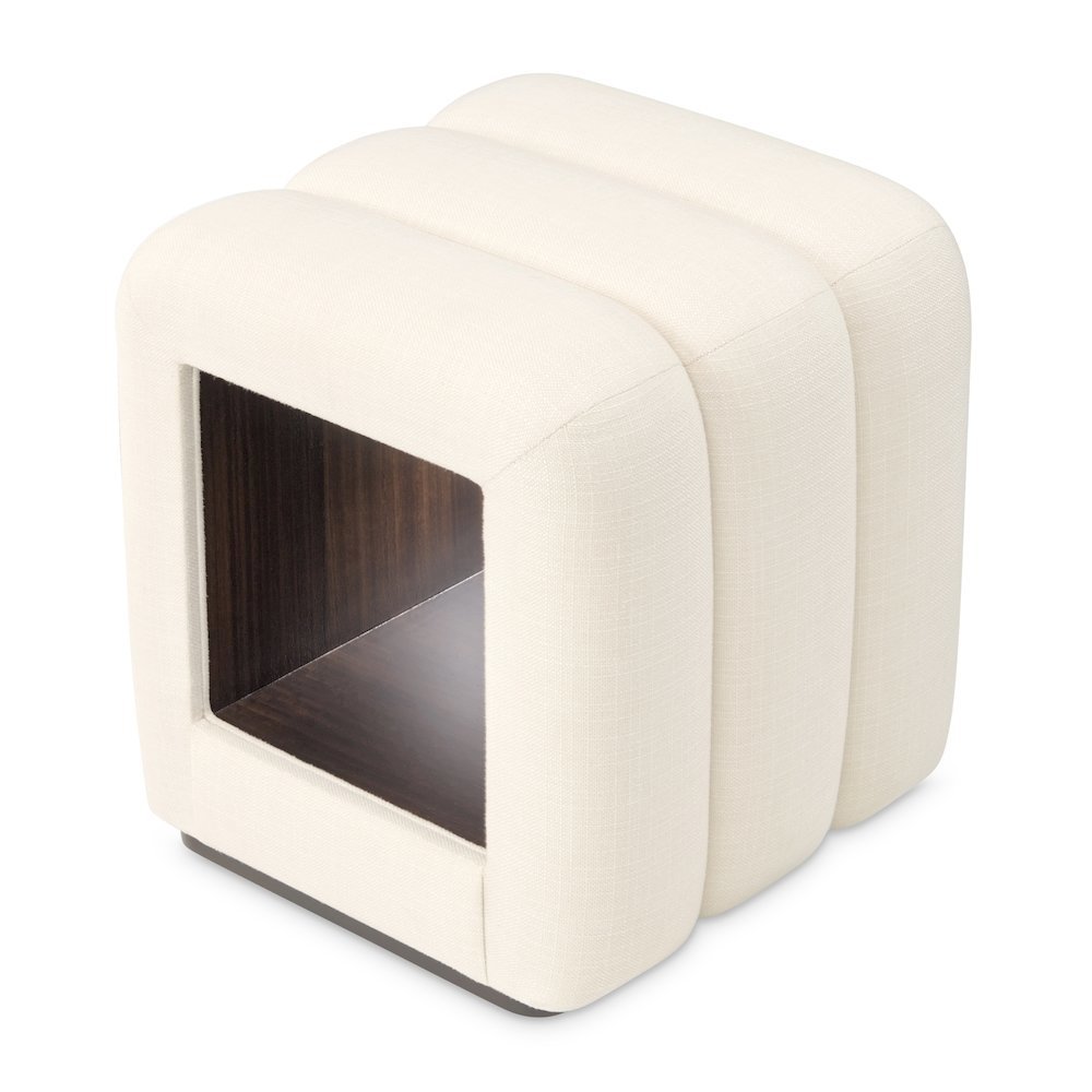 Belmont Place Vanity Bench - Cream/Espresso