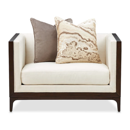 Belmont Place Matching Chair - Cream/Espresso