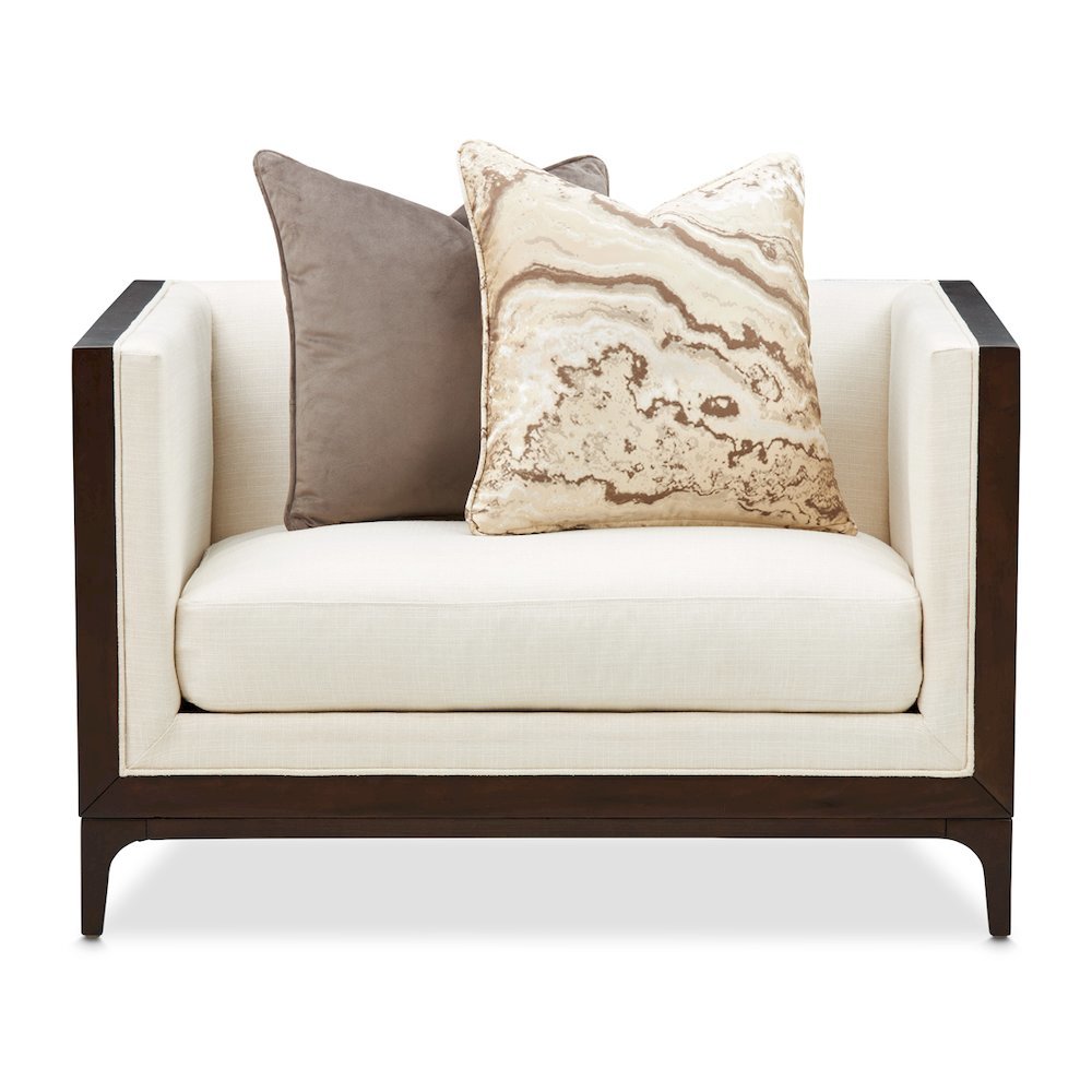 Belmont Place Matching Chair - Cream/Espresso