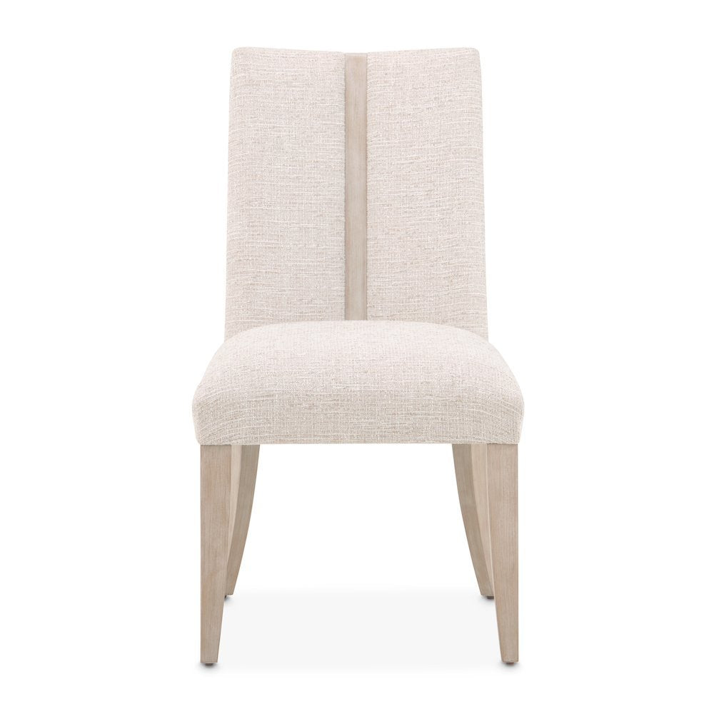 Lotus Bay Dining Side Chair, Set of 2 - Tusk/Sand