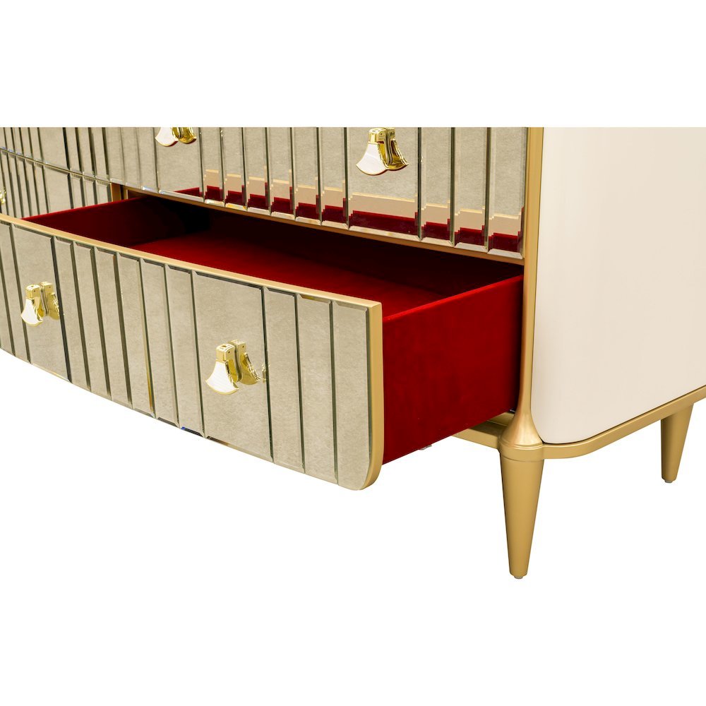 Scotts Square Dresser - Light Champagne