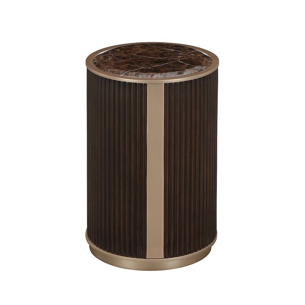 West Kensington Chairside Table - Medium Espresso