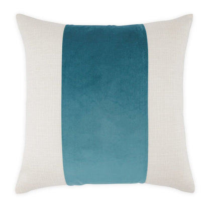 Caleb 21" Square Throw Pillow, Set of 2 - Cloud/Peacock