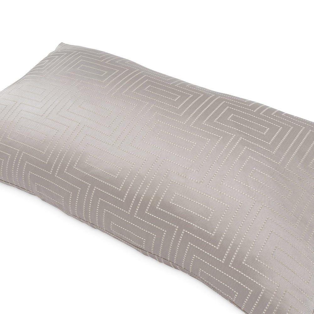 GLAMtastic Casey 13"x24" Oblong Pillow - Silver