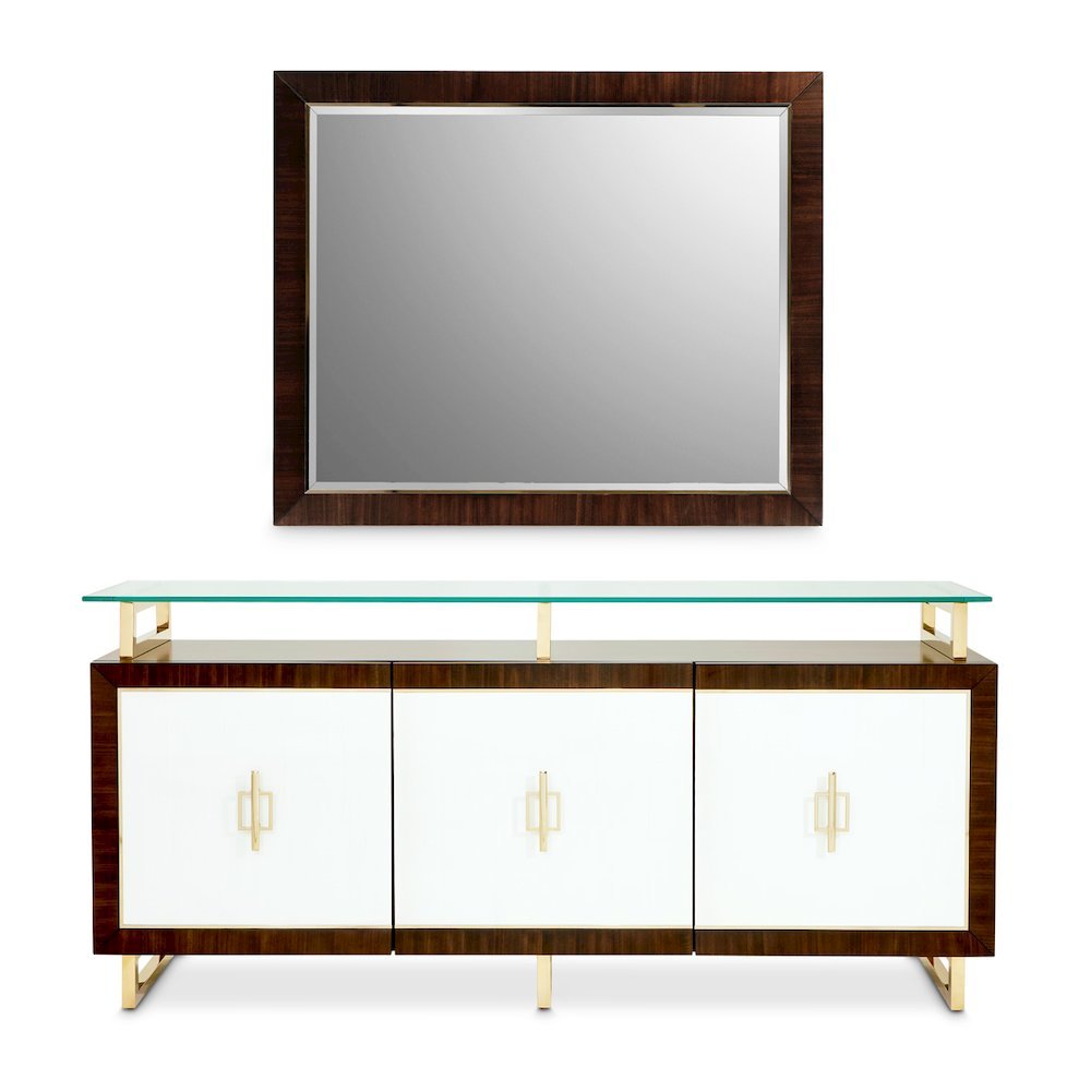 Belmont Place Sideboard with Mirror - Espresso