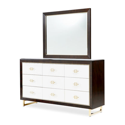 Belmont Place Dresser & Mirror - Espresso